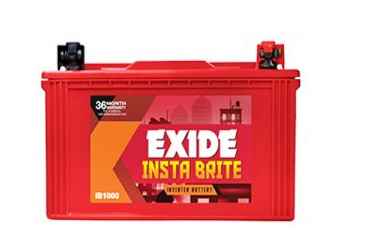 Exide Insta Brite 1000 12v 100ah battery
